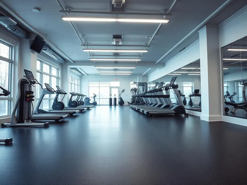 Deep clean of a gym in Scotts Valley